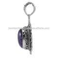 Charoite Gemstone 925 Sterling Silver Pendant Jewelry